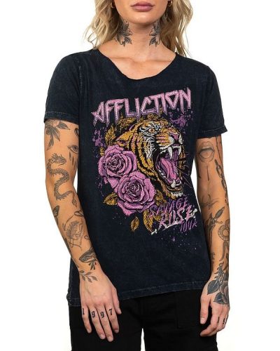 Affliction Shirt Savage Rose Tour