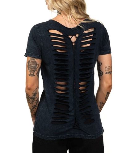 Affliction Shirt Savage Rose Tour