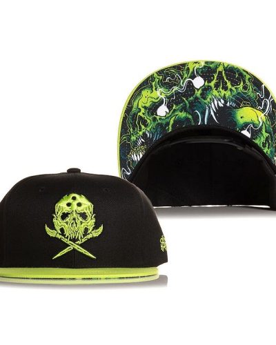 Sullen Snapback Cap Grime Skulls