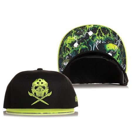 Sullen Snapback Cap Grime Skulls