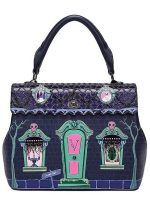 Vendual London Handtasche Cat Dracula's Haunted House