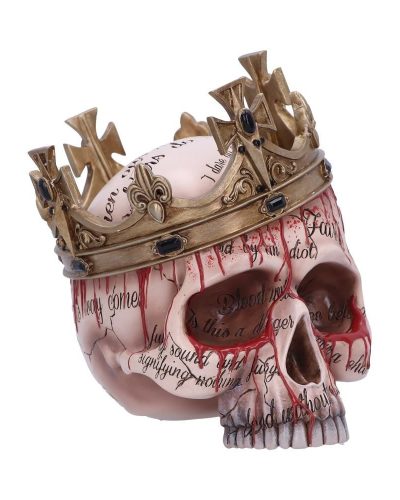 Nemesis Now Totenkopf Schädel mit Krone Macbeth