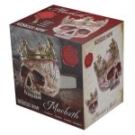 Nemesis Now Totenkopf Schädel mit Krone Macbeth