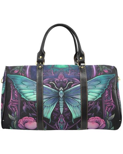 Barmetal Reisetasche Gold Butterfly