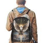 Barmetal Rucksack Green Butterfly