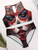 Barmetal Triangle Bikini La Catrina Roses