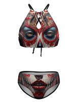 Barmetal Triangle Bikini La Catrina Roses