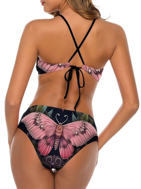 Barmetal Triangle Bikini La Catrina Roses