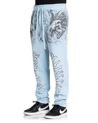 Affliction Heavyweight Trainerhose Sky Blue