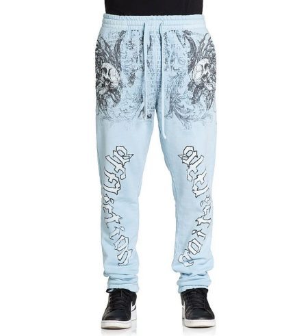 Affliction Heavyweight Trainerhose Sky Blue