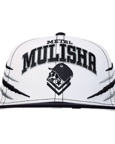 Metal Mulisha Snapback Cap Ripped White