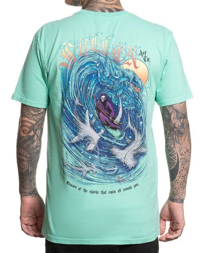 Sullen Shirt Death Barrel Ice Green