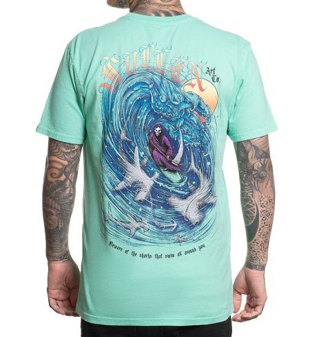 Sullen Shirt Death Barrel Ice Green