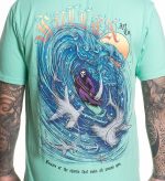 Sullen Shirt Death Barrel Ice Green