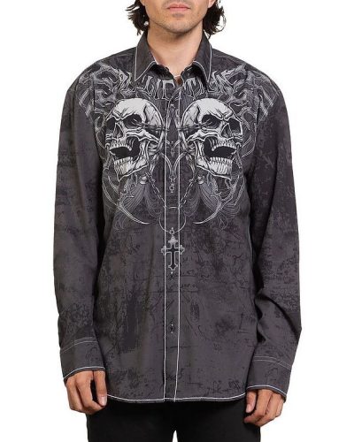 Affliction Hemd Shred Fest