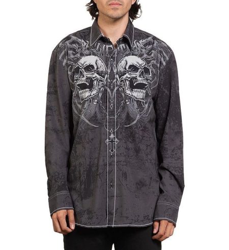 Affliction Hemd Shred Fest