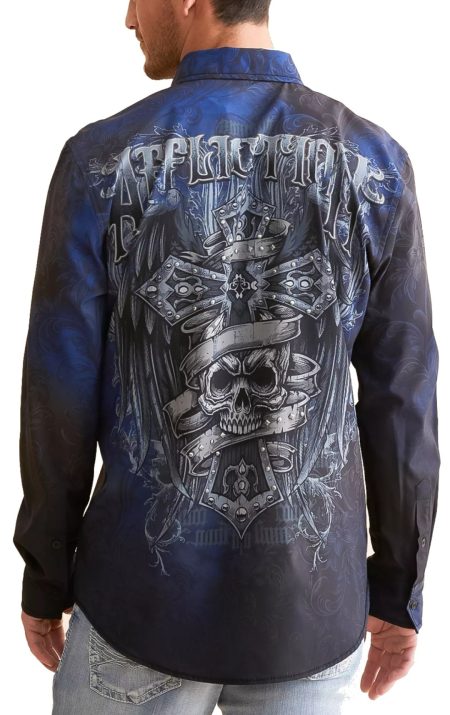 Affliction Hemd Wage Chaos
