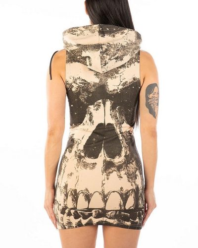 Headrush Hoody Dress Skull N' Roses
