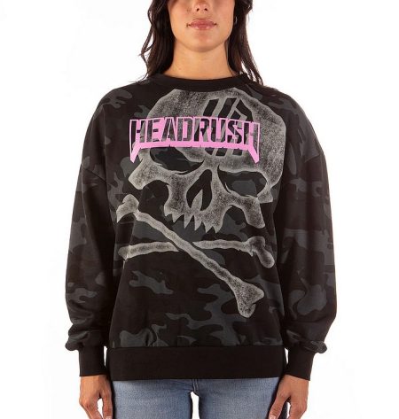 Headrush Pullover Camo Skull