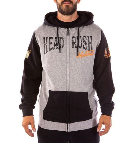 Headrush Zip Hoody The Mechanic Grey