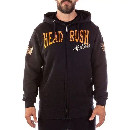 Headrush Zip Hoody The Mechanic Black