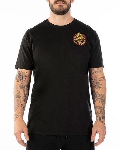 Headrush T-Shirt Head over Flames Yellow