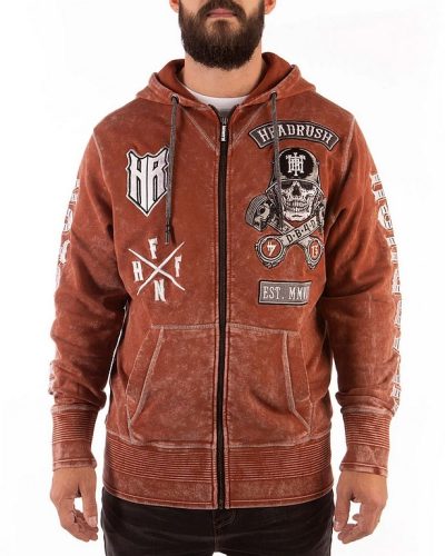 Headrush Zip Hoody Factor Rust