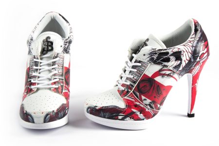 Barmetal Sneaker Heels Knowledge is Power