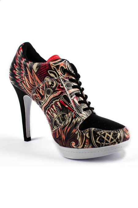 Barmetal Sneaker Heels Dragon