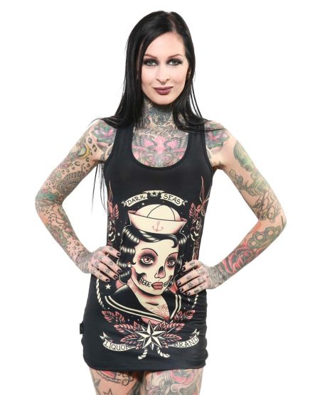 Liquor Brand Tank Dark Seas