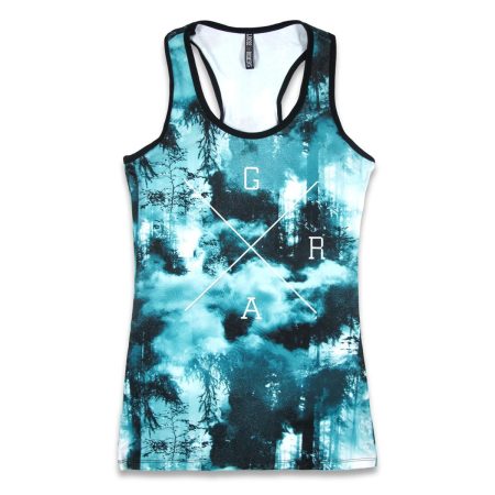 Liquor Brand Damen Tank Forest