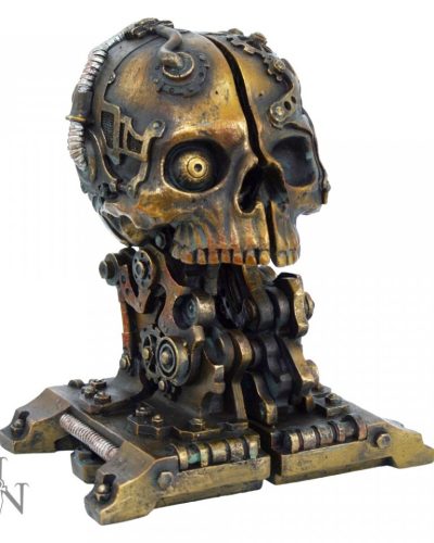 Nemesis Now Buchstütze Steampunk Cranial