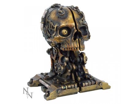 Nemesis Now Buchstütze Steampunk Cranial