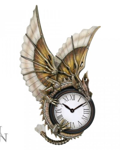 Nemesis Now Steampunk Wanduhr Dragon Wall