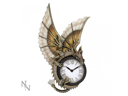 Nemesis Now Steampunk Wanduhr Dragon Wall