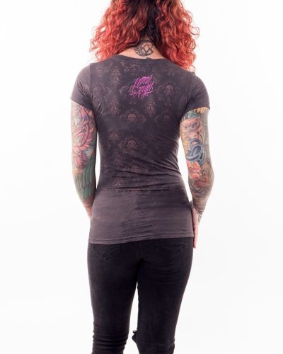 Lethal Angel Shirt Skull of Flowers