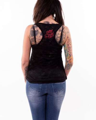 Lethal Angel Tank Skull Arm Tattoo