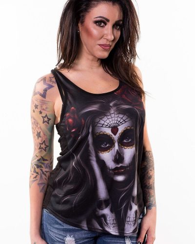 Lethal Angel Tank Skull Arm Tattoo