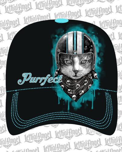 Lethal Angel Damen Snapback Cap Purfect Cat