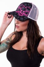 Lethal Angel Damen Snapback Cap Heart Skull