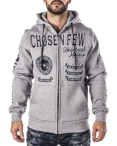 Headrush Zip Hoody The Medium Rare Grey