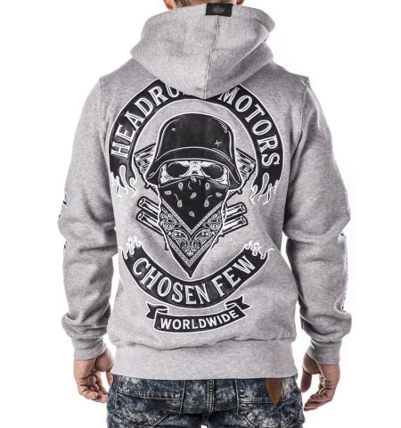 Headrush Zip Hoody The Medium Rare Grey