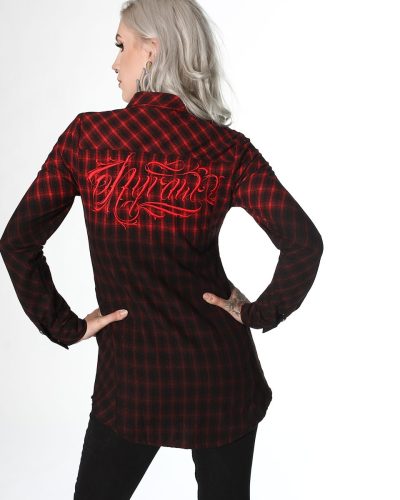 Hyraw Damenhemd Badge Red