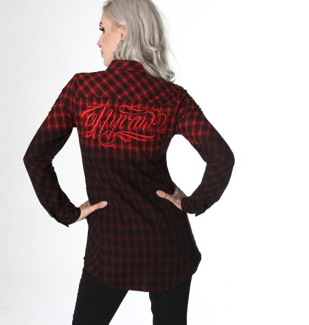 Hyraw Damenhemd Badge Red