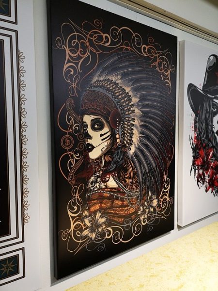 Barmetal Leinwand 90x60 CM Native