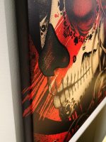 Barmetal Leinwand 90x60 CM Polka Trash