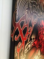 Barmetal Leinwand 90x60 CM Polka Trash