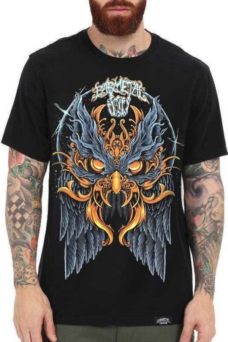 Barmetal Shirt Obsessive Owl