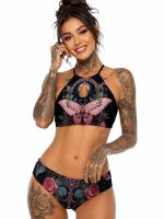 Barmetal Triangle Bikini La Catrina Roses