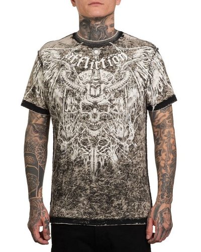 Affliction Shirt Reversible 2 in 1 Electric Fire